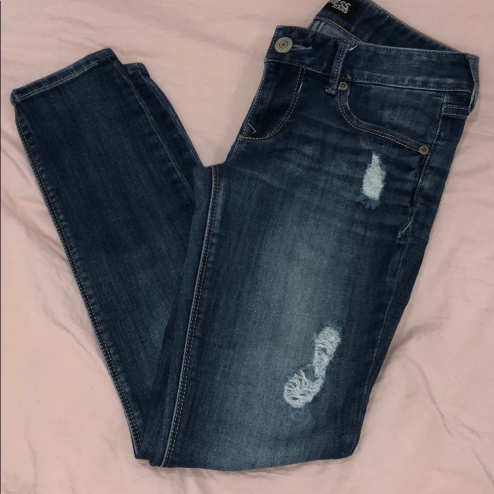 Express low rise jeans